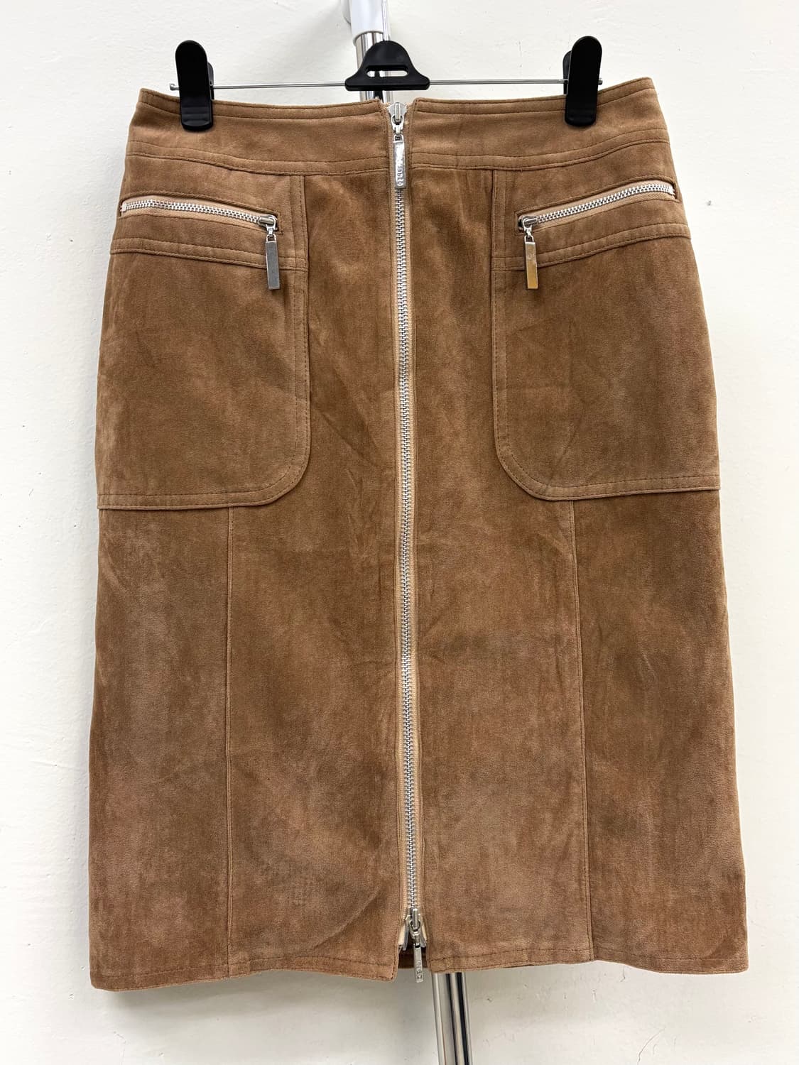 빈티지 브라운 스웨이드 스커트 상품이미지5