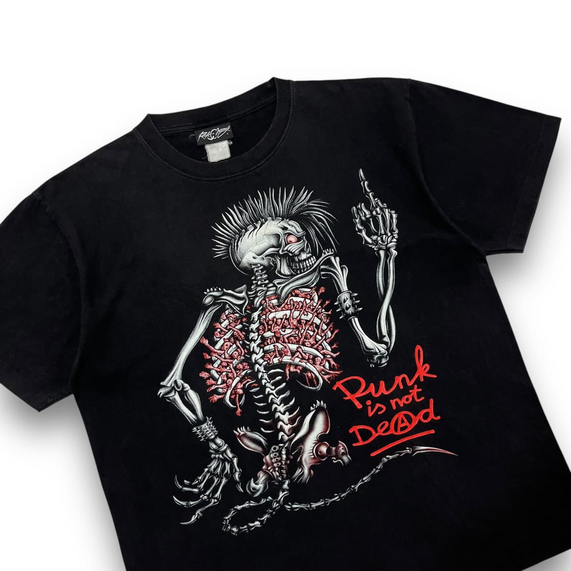 Punk is not dead skull T-shirt 상품이미지3