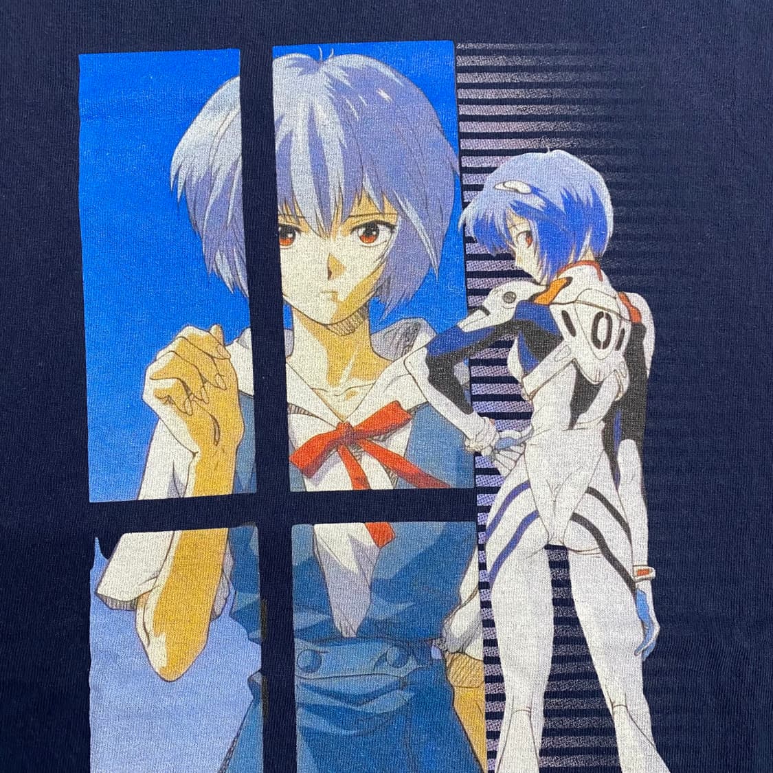 에반게리온 레이 부틀렉 애니메이션 티셔츠 상품이미지4