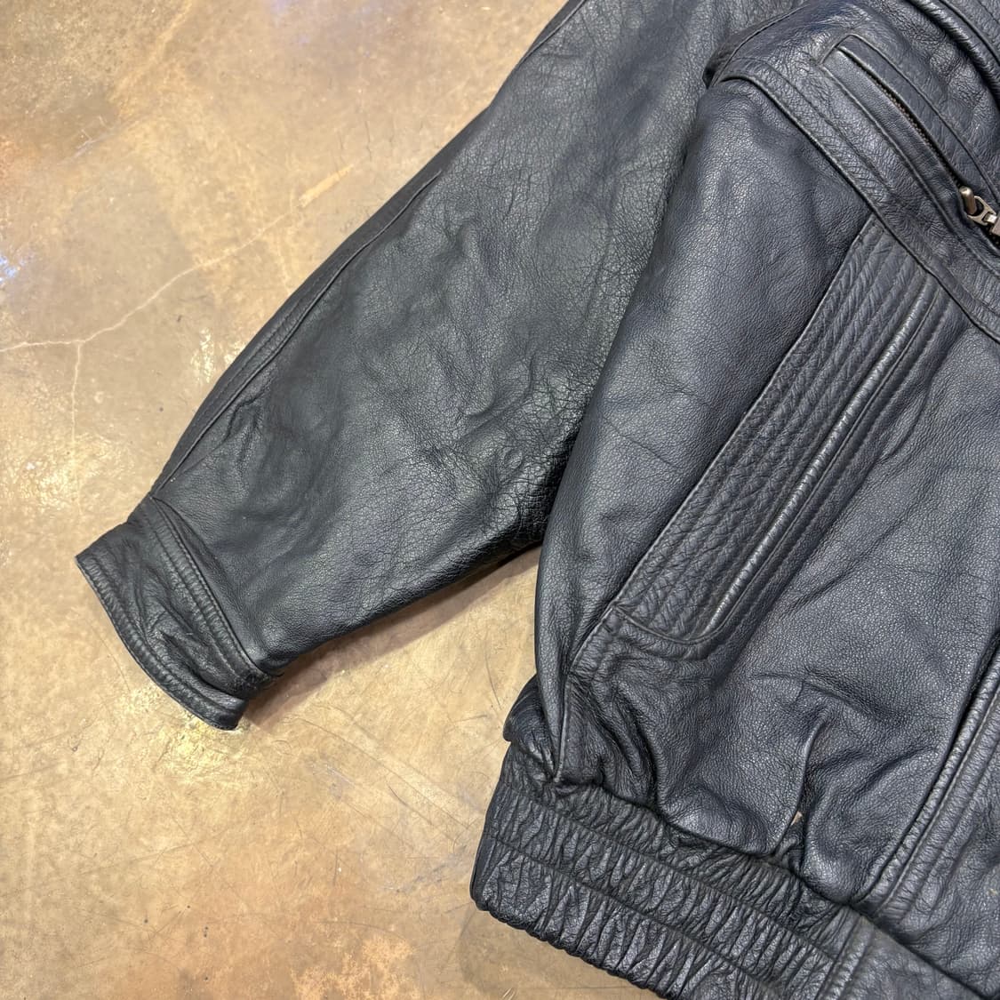 빈티지 양가죽 무스탕 레더자켓 상품이미지2