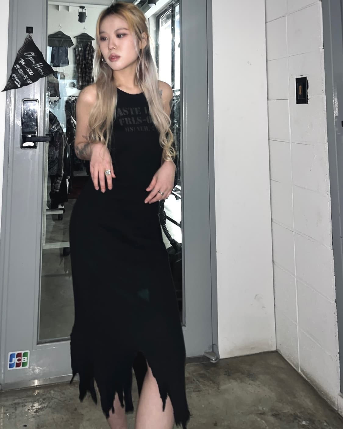 혜인서 18F/W 사이드 오픈 코튼 원피스 상품이미지5