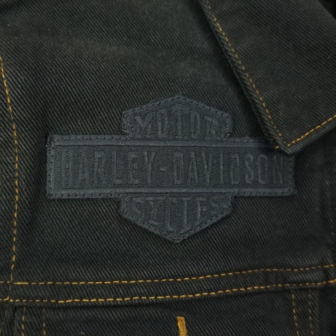 [할리데이비슨] 뒷판 빅로고 빈티지 데님 자켓 상품이미지7