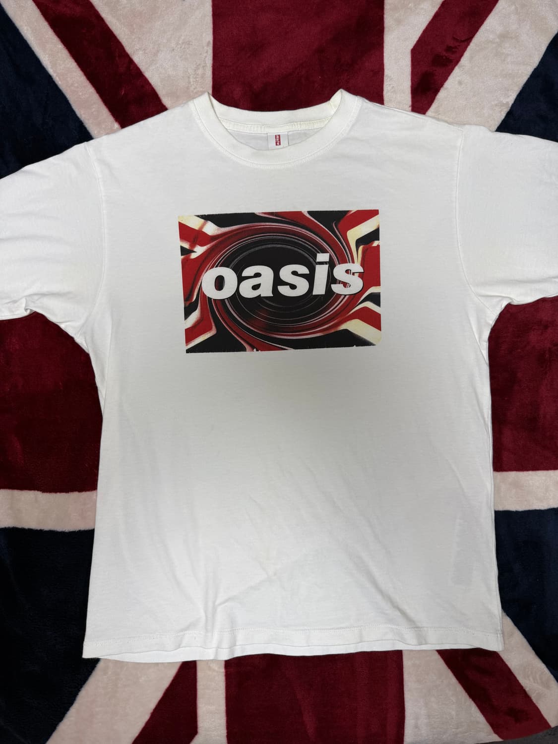 공식 리바이스 X 오아시스 유니언잭 티셔츠 상품이미지2