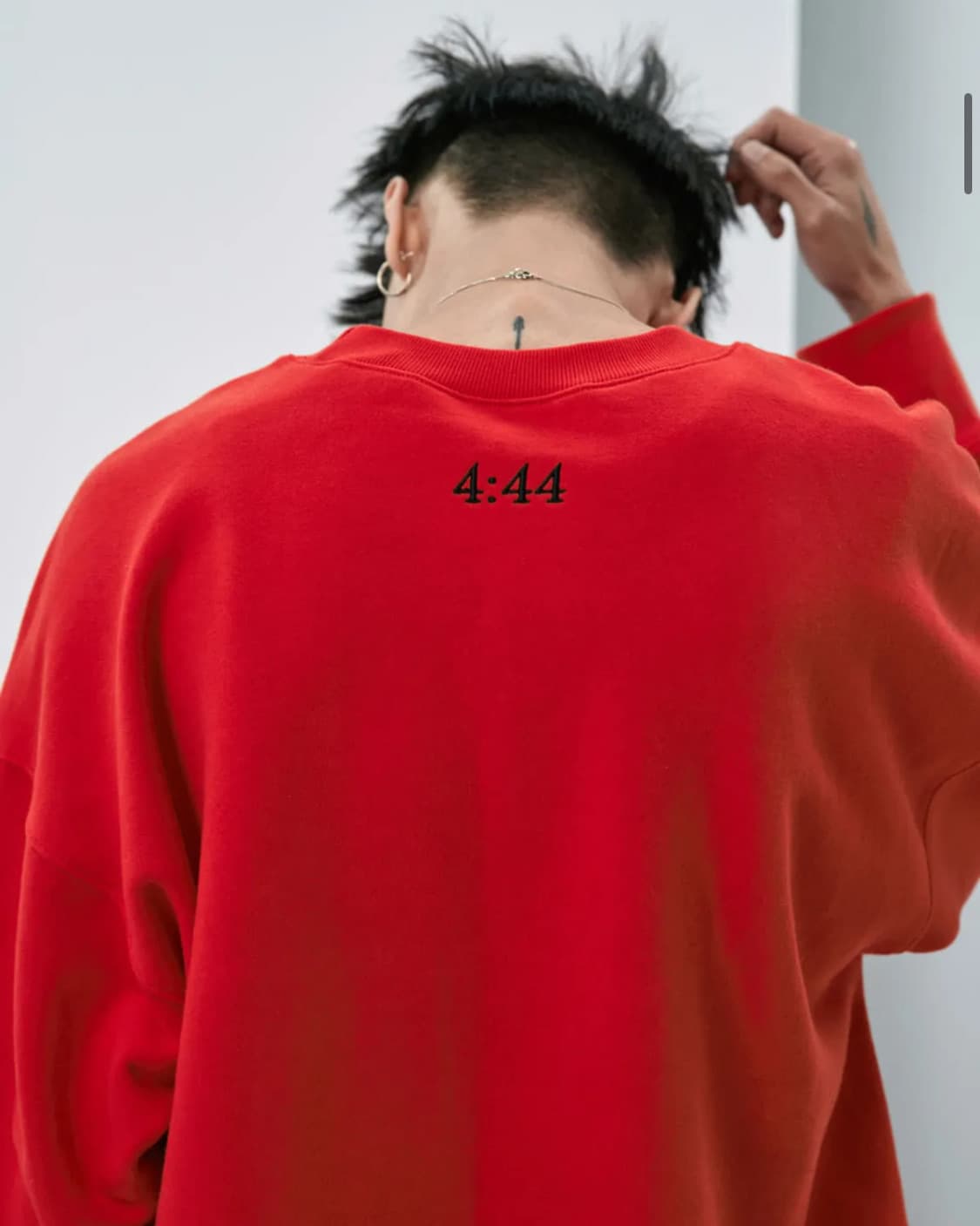 어텐션로우 맨투맨 레드(품절) 상품이미지6