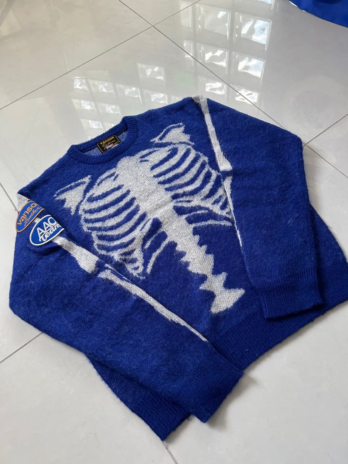BONE MOHAIR KNIT 리얼본 모헤어 니트 AAV-2501 상품이미지5
