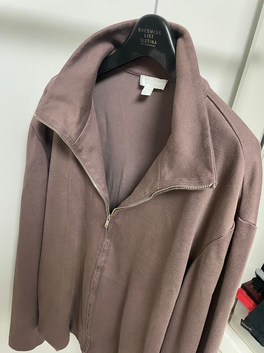 Cos 넥 집업 상품이미지2