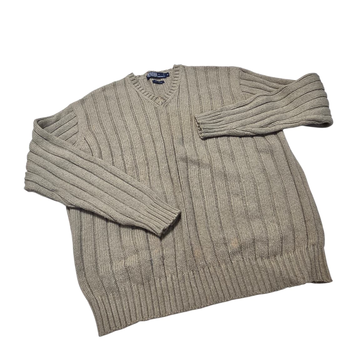 Polo Ralph Lauren 폴로 랄프로렌 브이넥 케이블 꽈베기 니트 상품이미지4