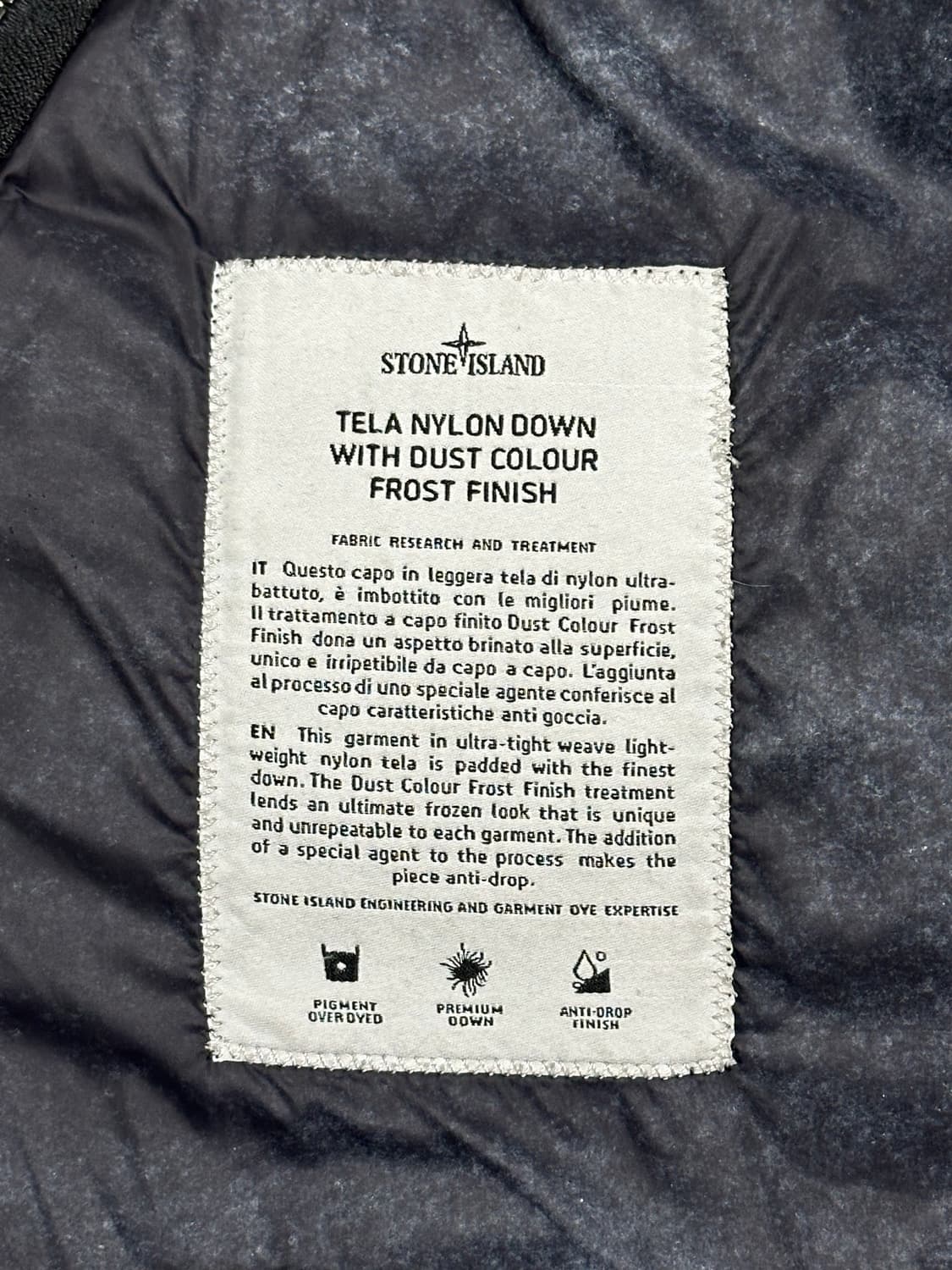 스톤아일랜드 텔라 프로스트 조끼 패딩 S(95-100) 상품이미지2