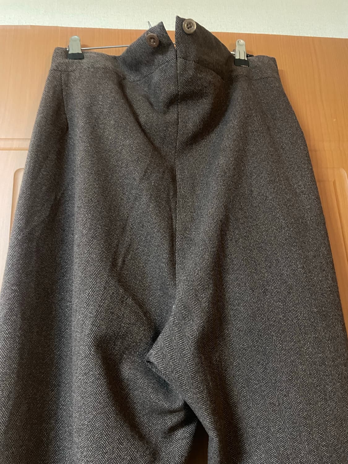 40's 영국생산 울 트라우저 브라운 상품이미지4