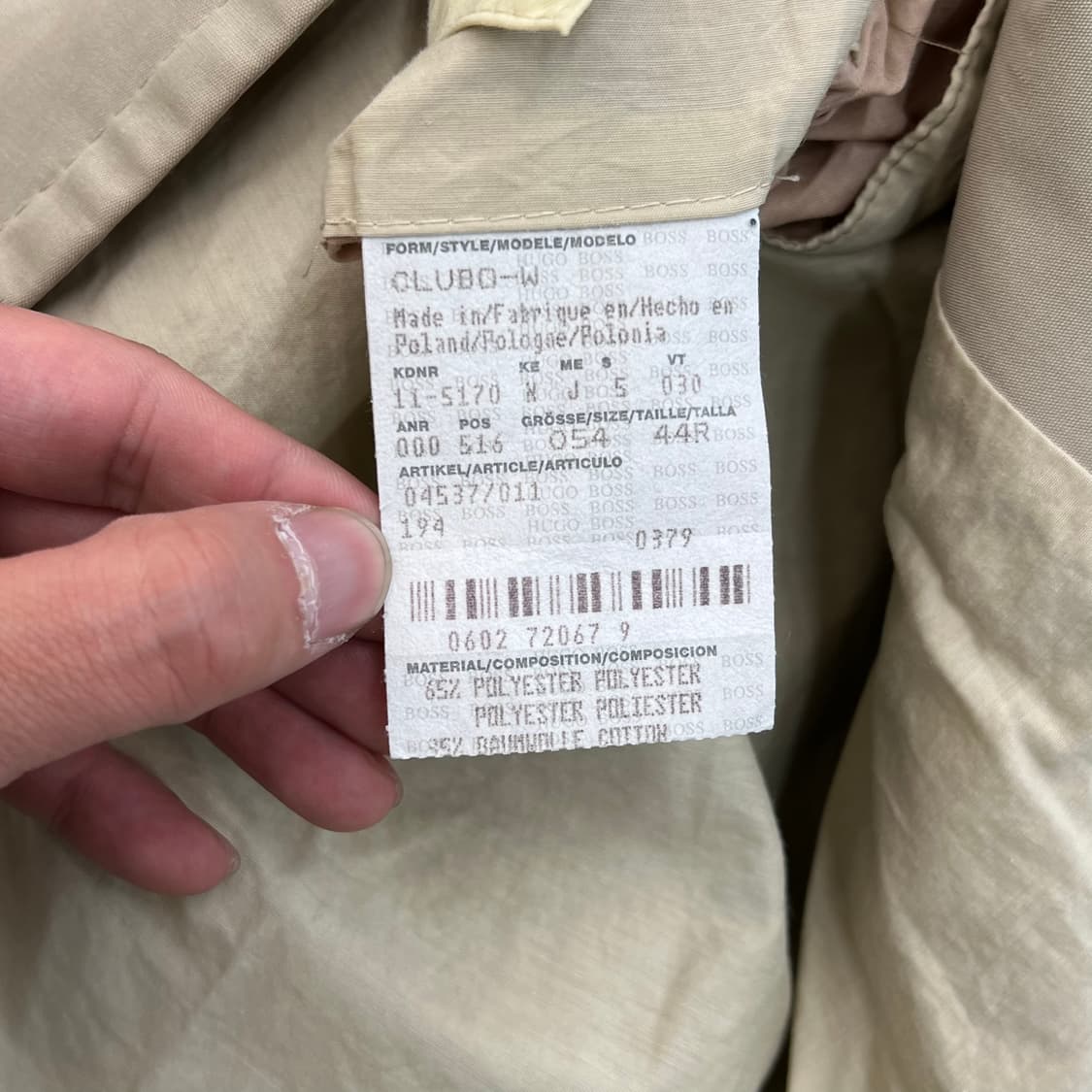 휴고보스 코튼 블레이저 r3610 상품이미지8