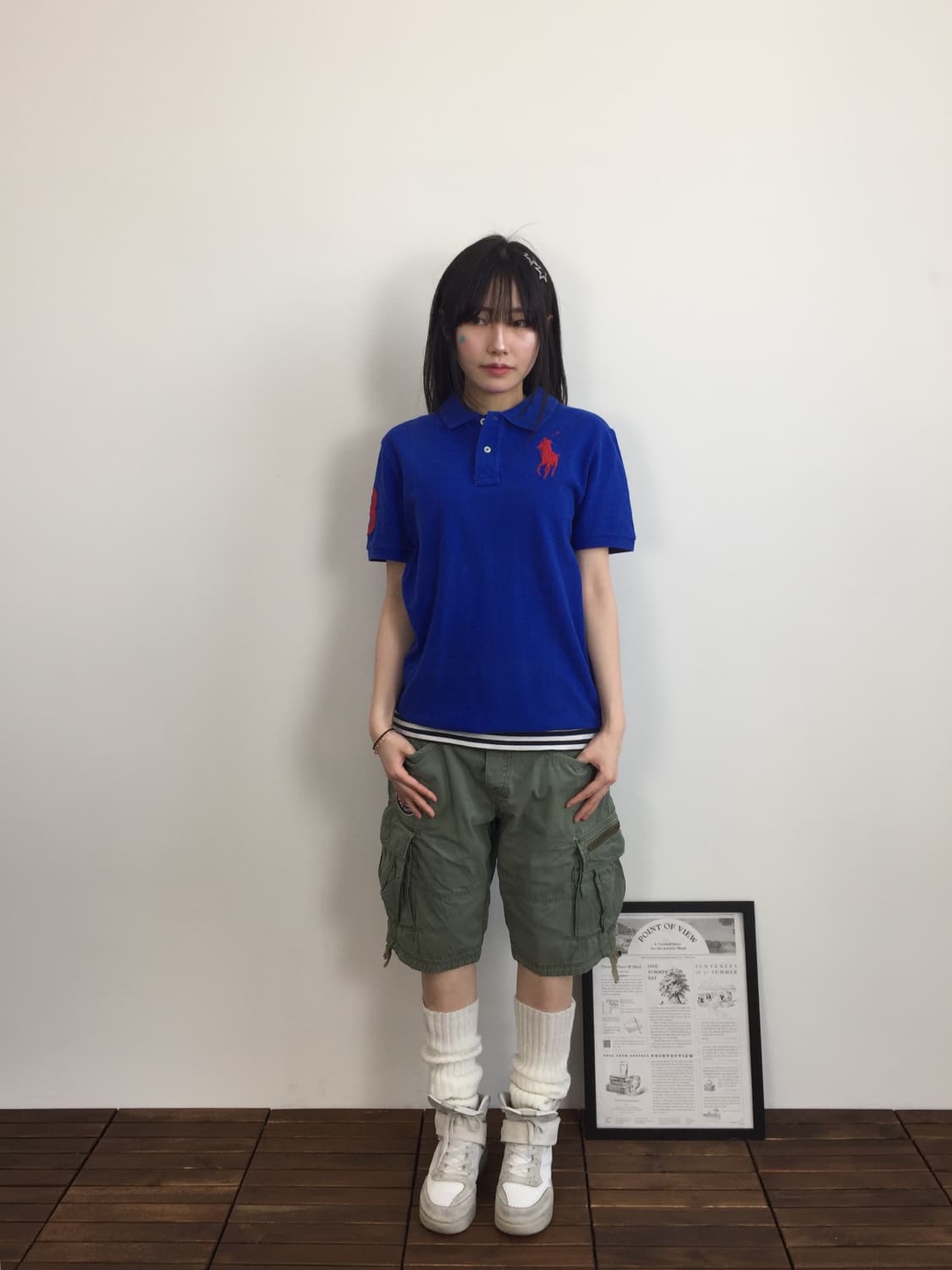 Polo Ralph Lauren Big Pony Blue Polo 상품이미지1