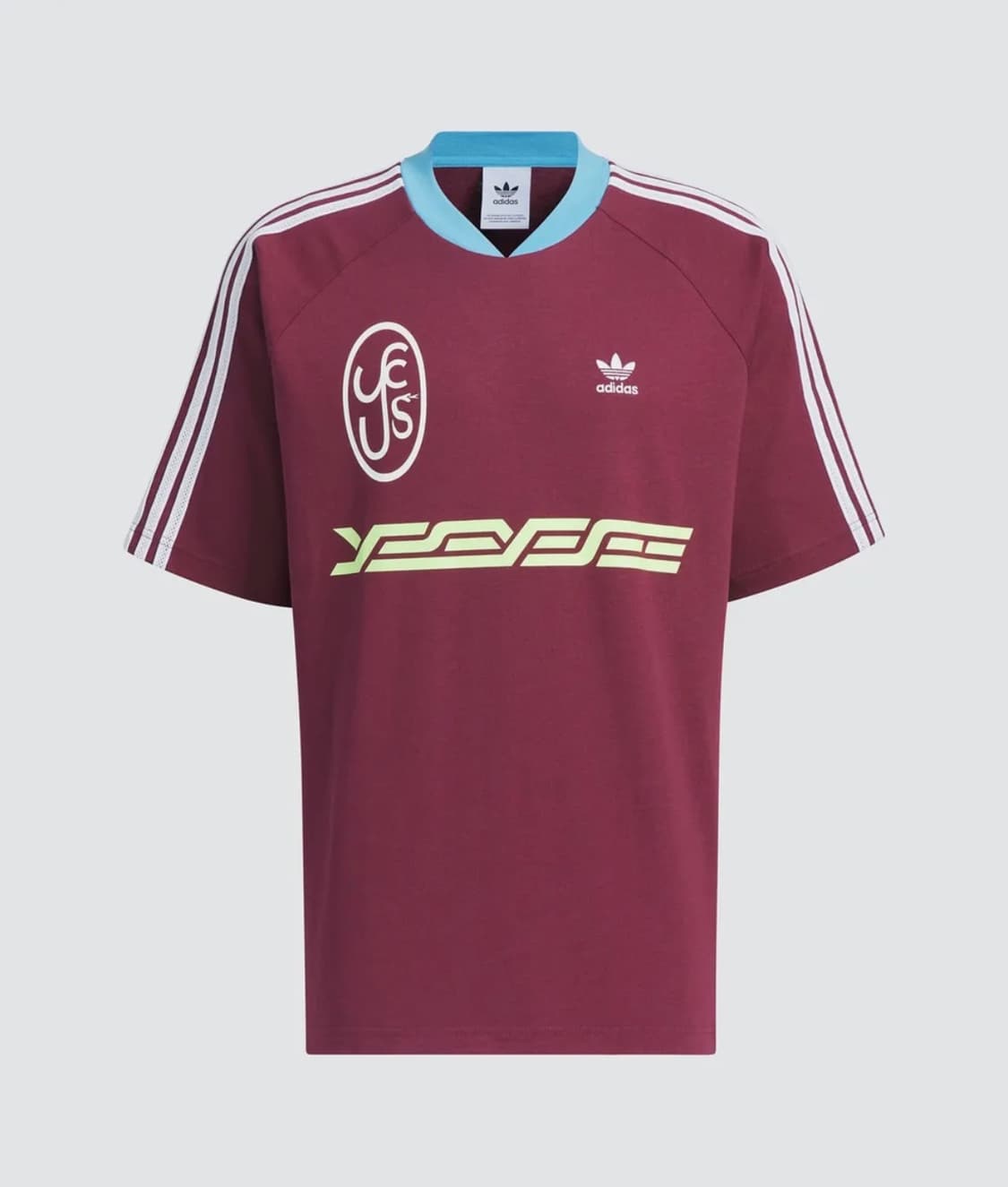 아디다스 X 예스아이씨 반팔티 버건디 L 상품이미지1