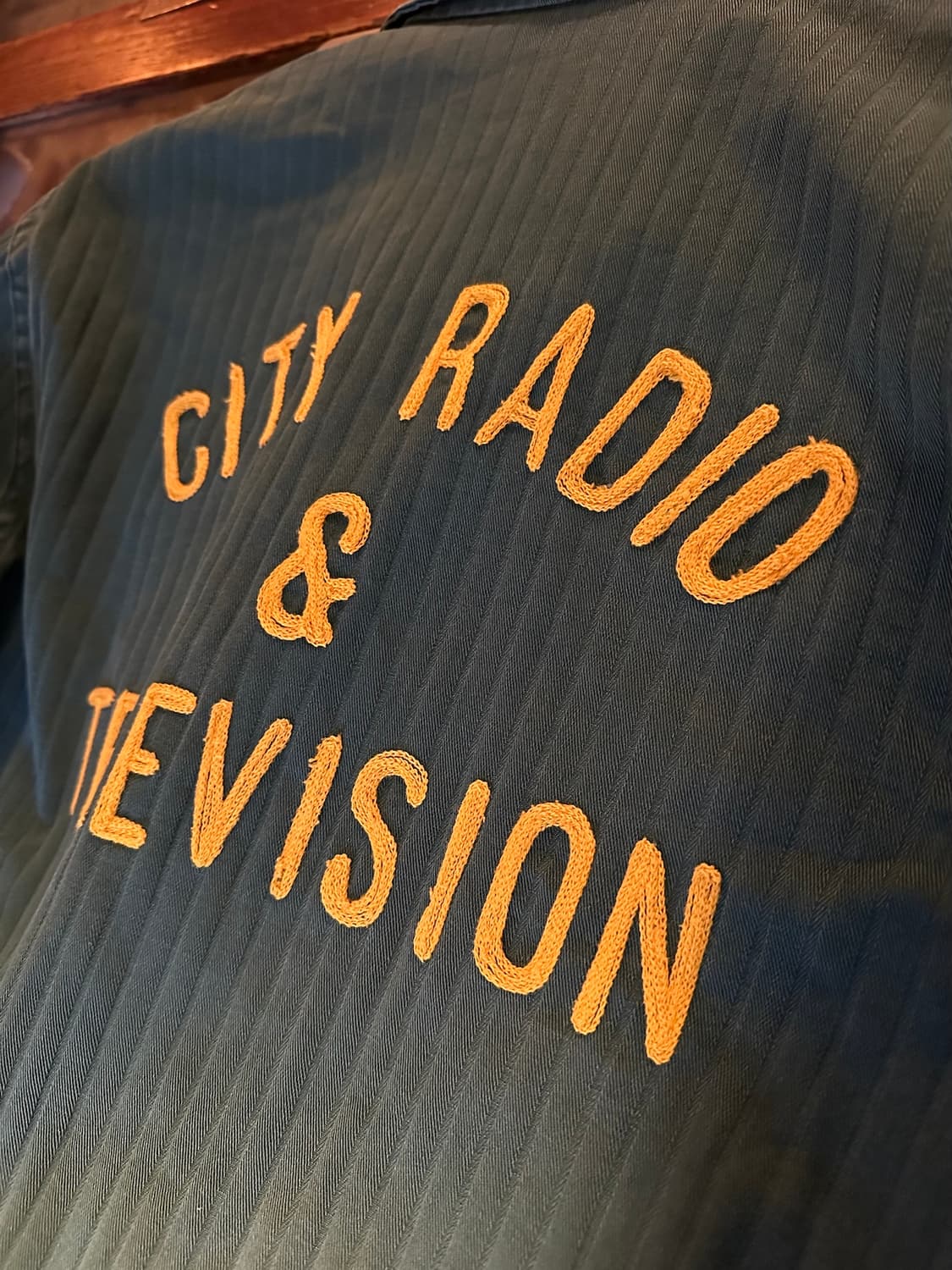 50s USA 빈티지 헤링본 트윌 체인스티치 워크 자켓 상품이미지5