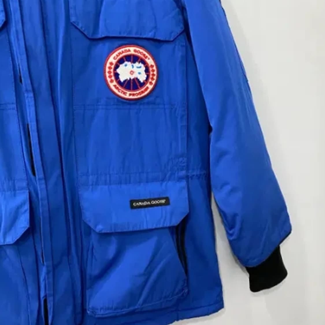 7324. 캐나다구스 패치 털 파카 (XS) 상품이미지3