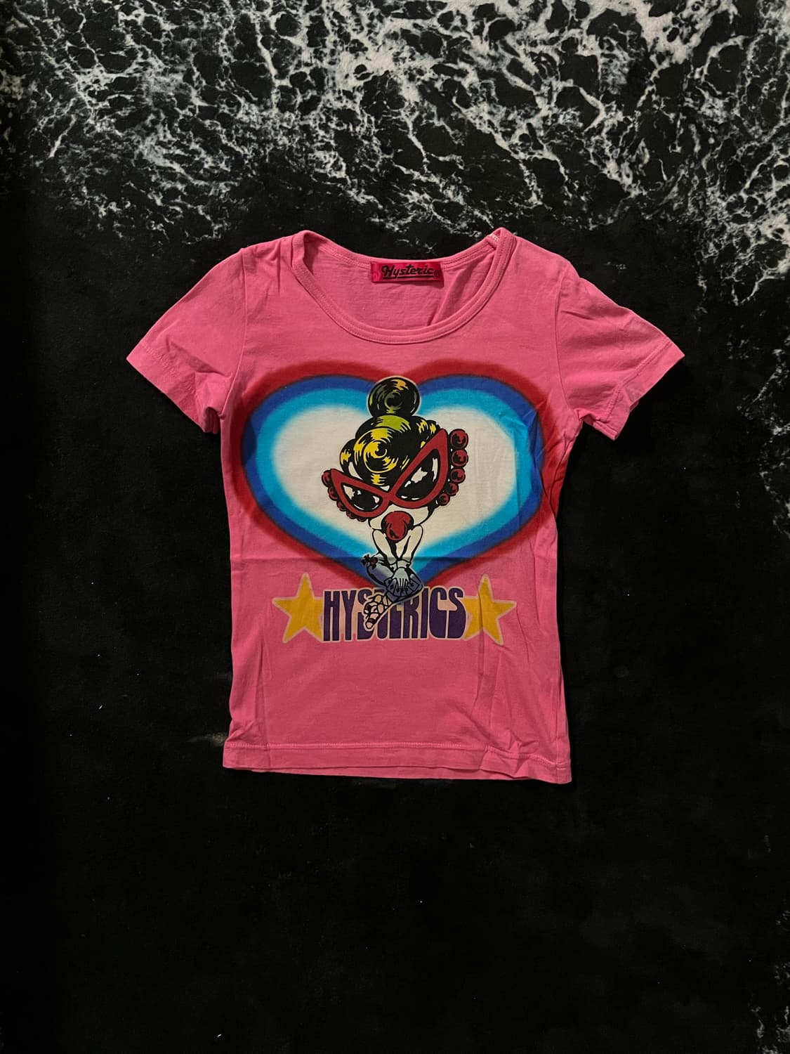 히스테릭미니 크롭딱붙반팔 상품이미지2