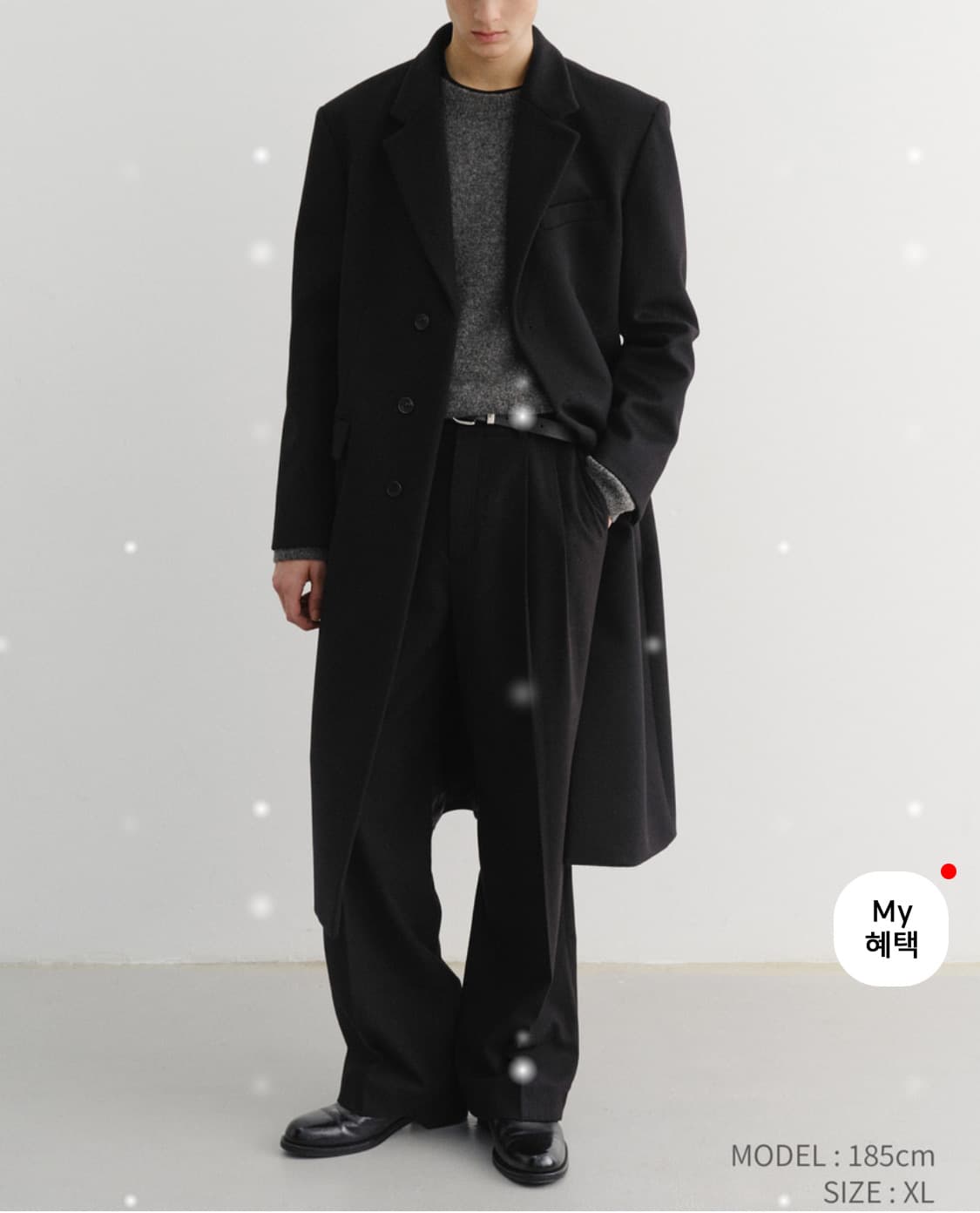 던스트 3버튼 싱글 코트 상품이미지1