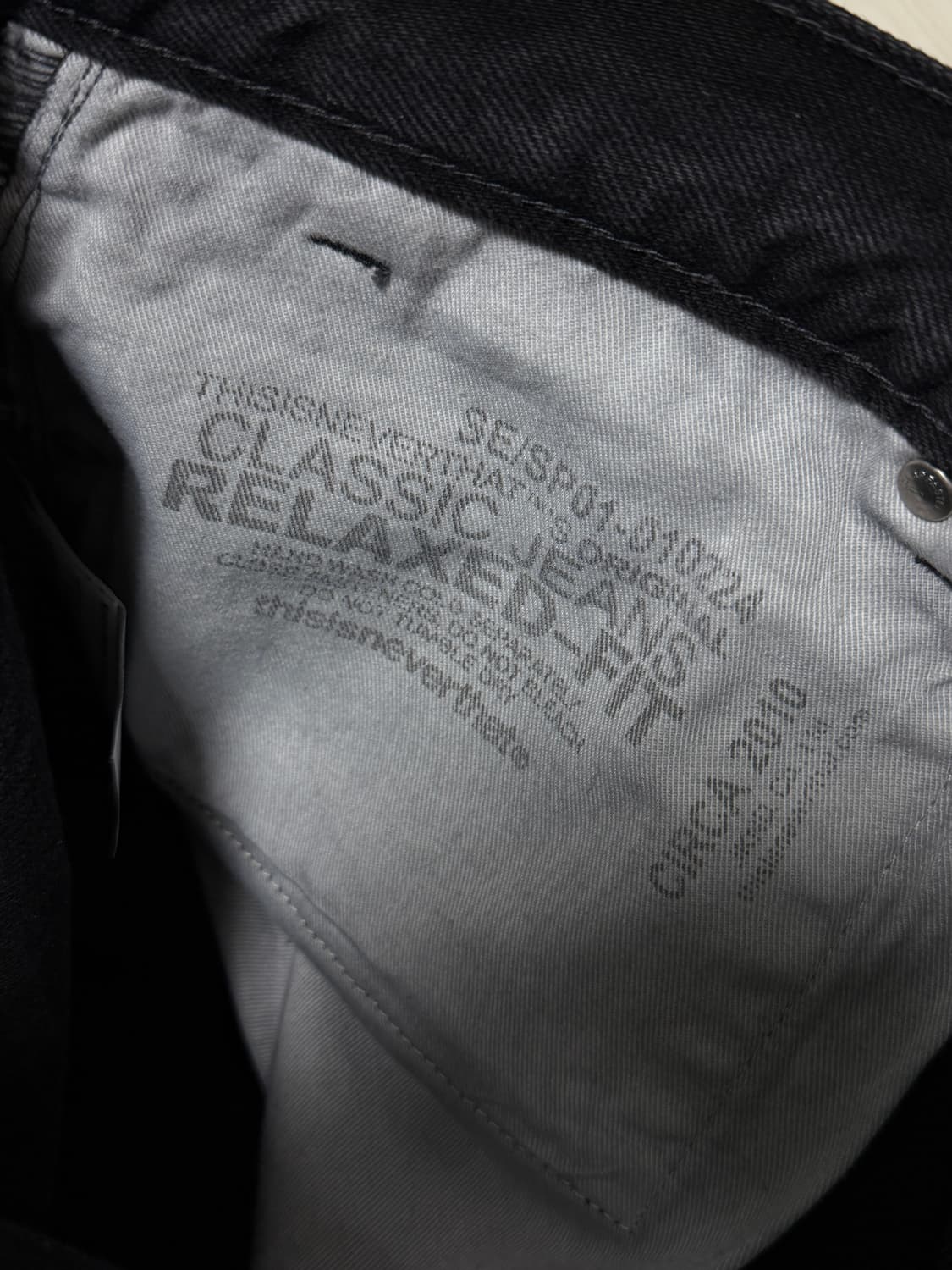 (새상품) 디스이즈네버댓 - Relaxed Jeans 상품이미지5