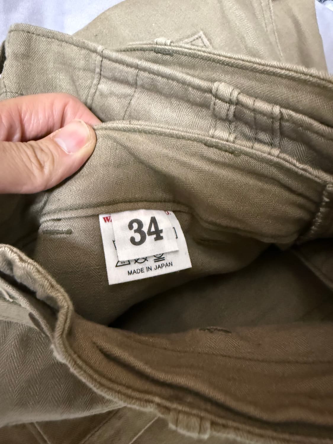 웨어하우스 헤링본 퍼티그팬츠 상품이미지4