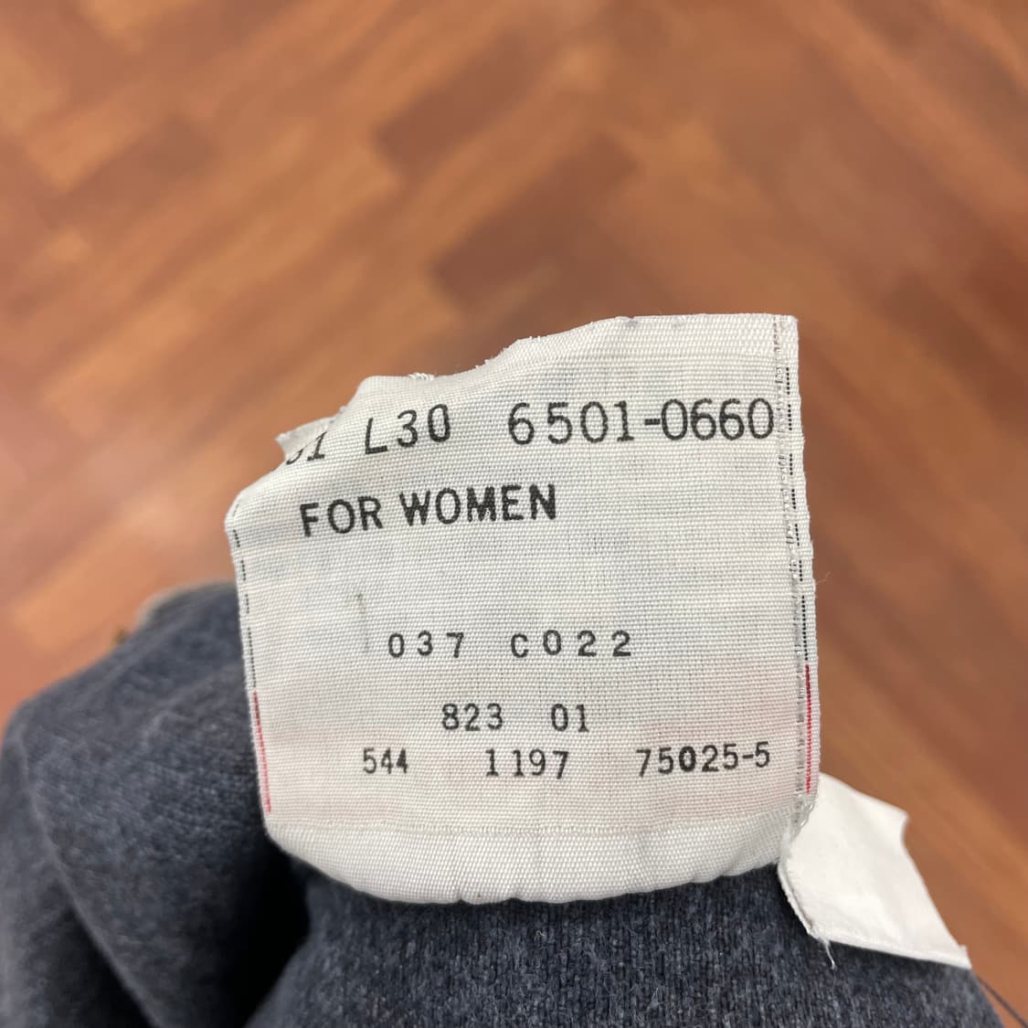 여성 리바이스 501 USA 흑청바지 상품이미지6