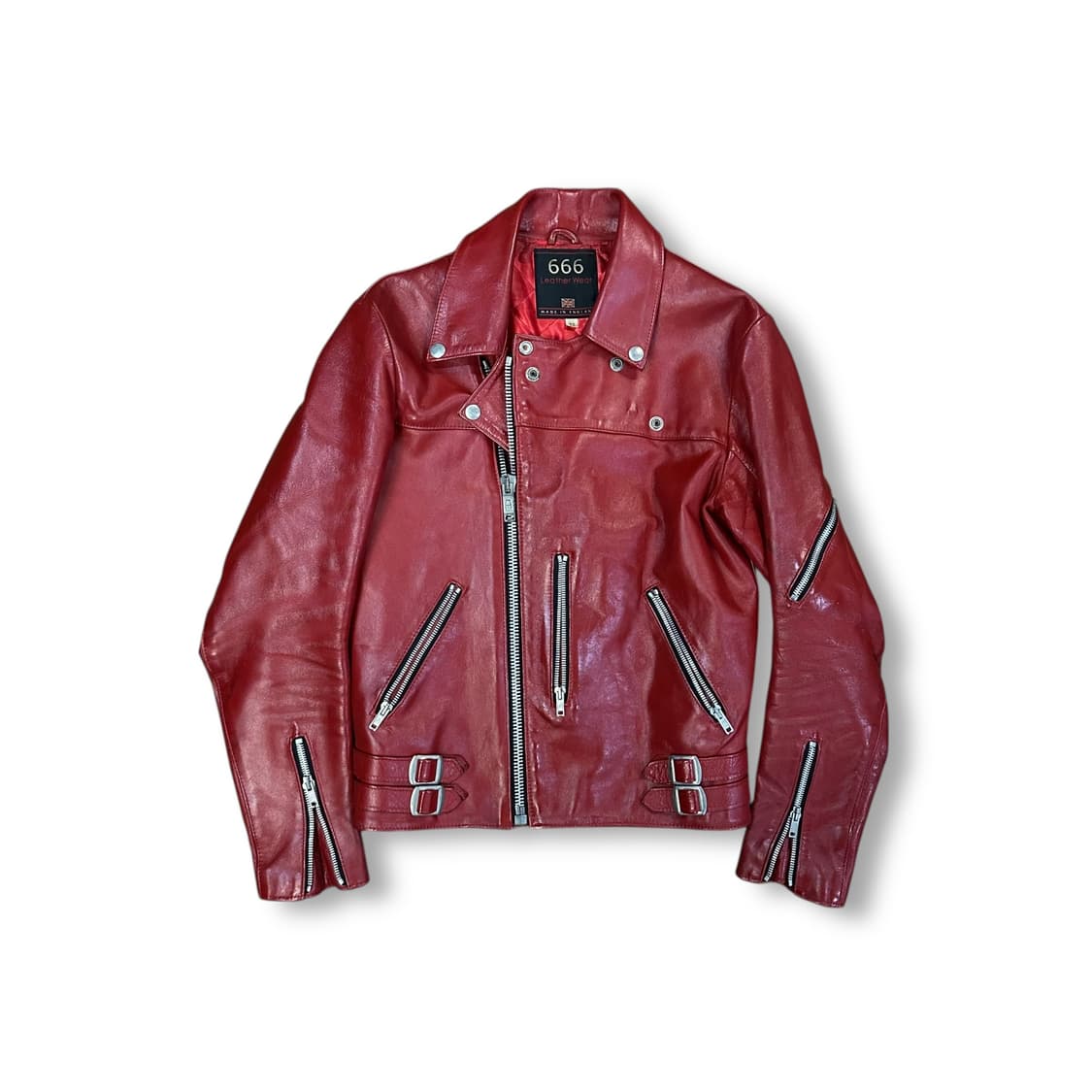 666레더 바이커 자켓 상품이미지1