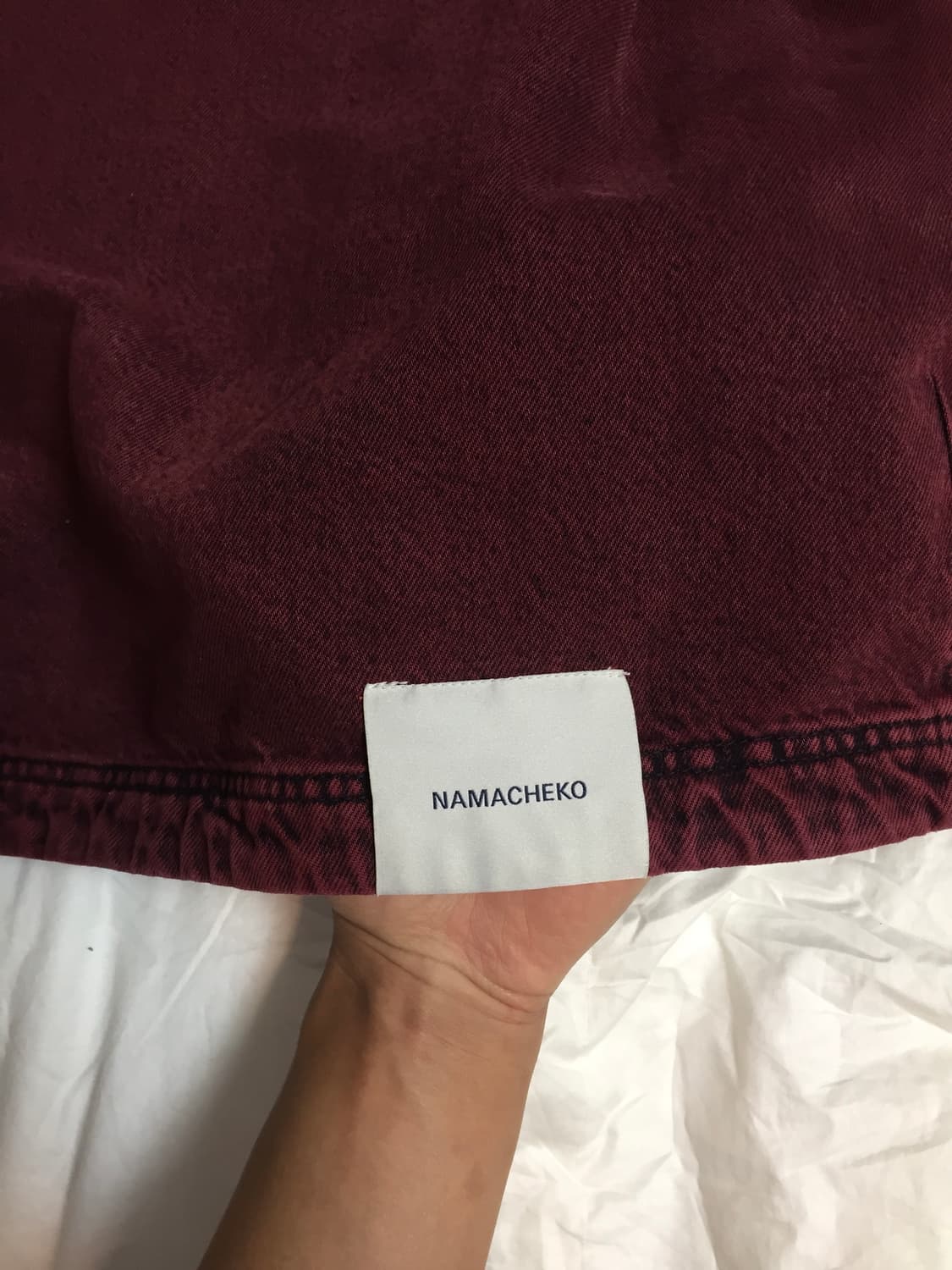 나마체코 다잉 데님셔츠 상품이미지5