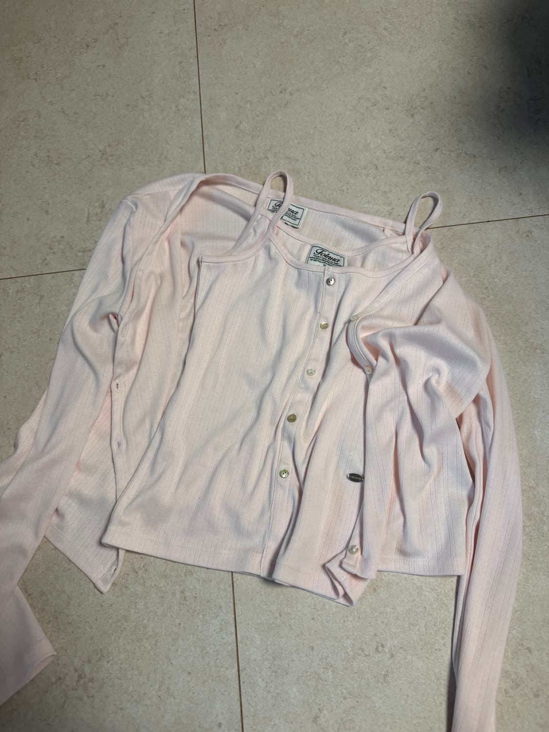 폴뉴아 가디건 나시 세트  상품이미지2