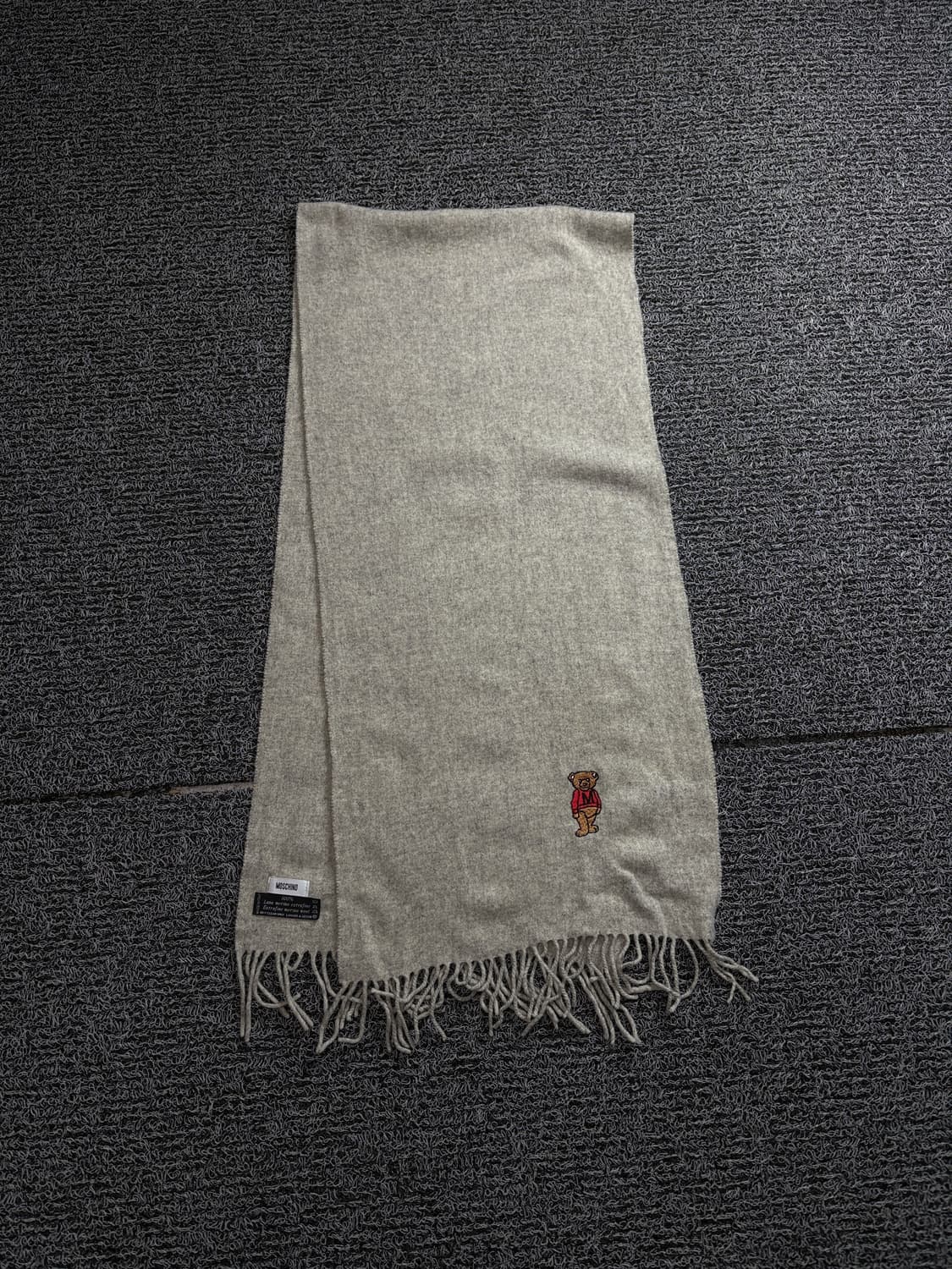 모스키노 테디베어 라나 메리노 울 머플러 1569 상품이미지2