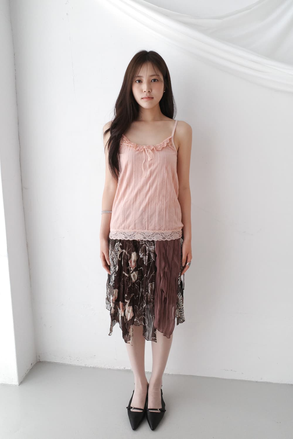 lace pearl sleeveless 상품이미지4