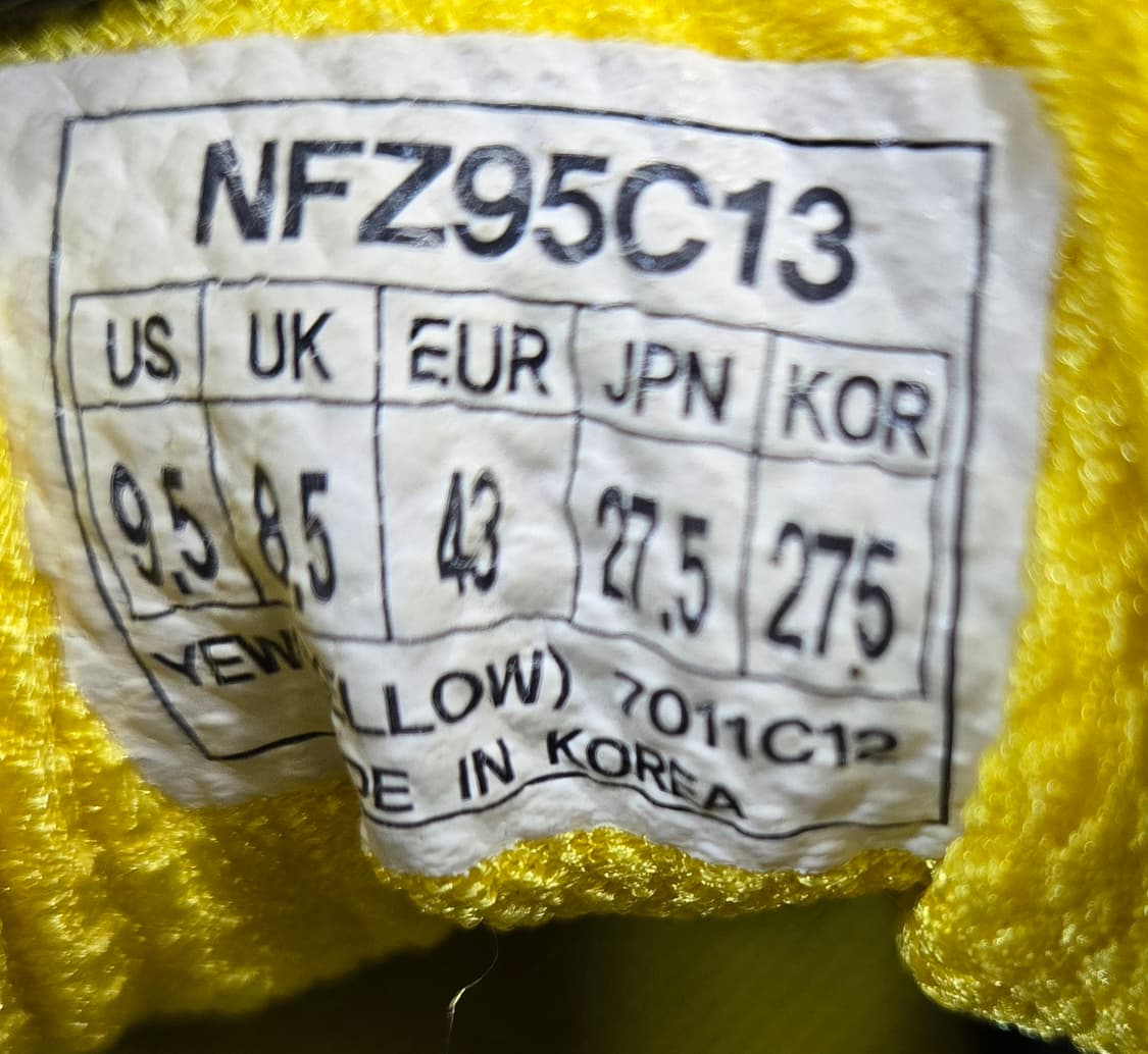노스페이스  275mm- 고어텍스 등산화/트레킹화 옐로우 상품이미지7