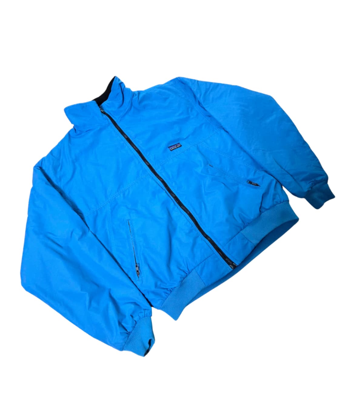 (L)파타고니아 Usa 80s 쉘드 신칠라 봄버 자켓 블루 하늘색  상품이미지1