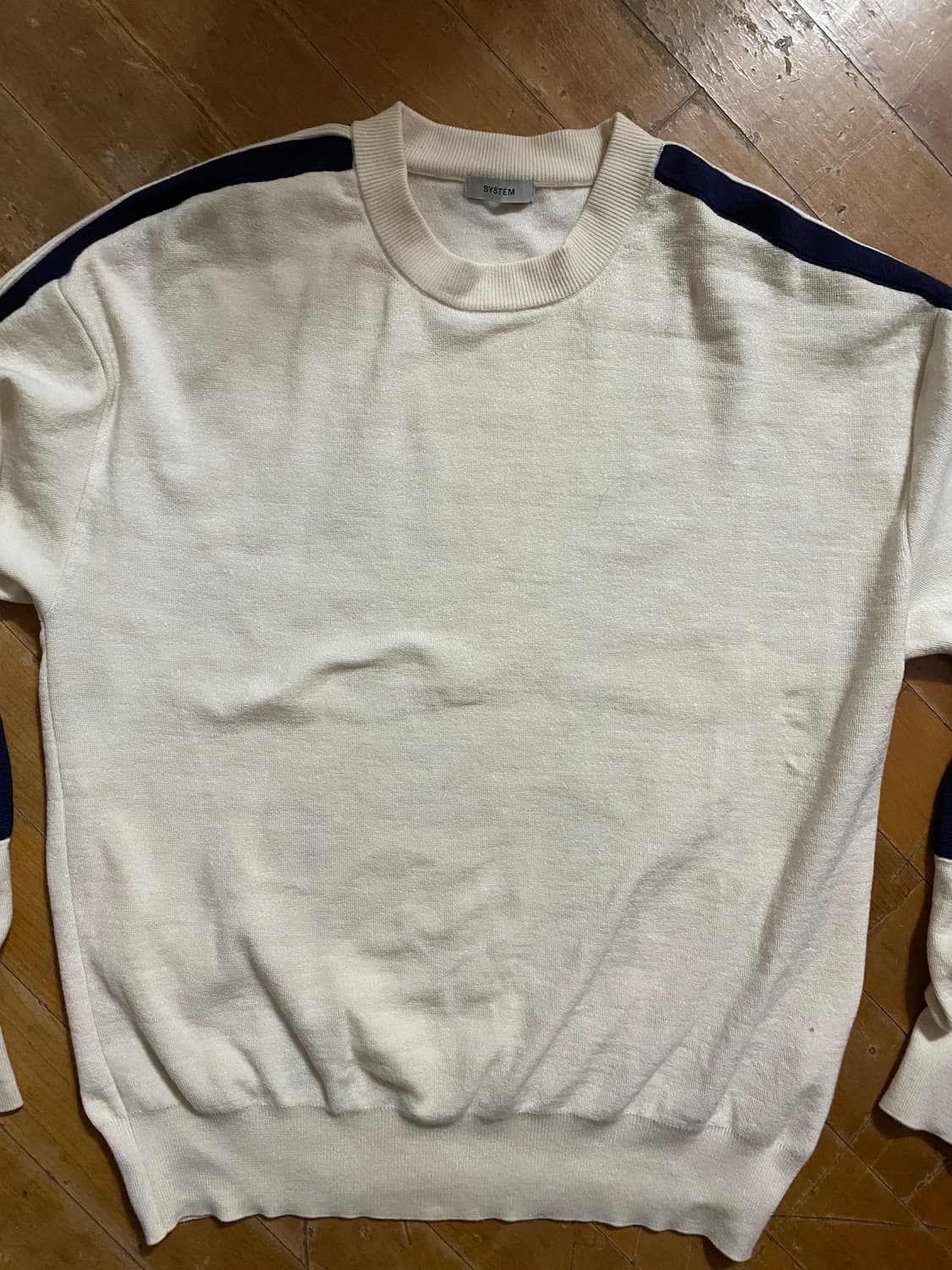 SYSTEM 시스템옴므  아이보리 니트 (100~105) 상품이미지1