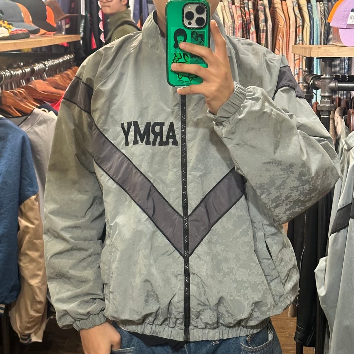 [HI] 아미 바람막이 그레이 상품이미지1