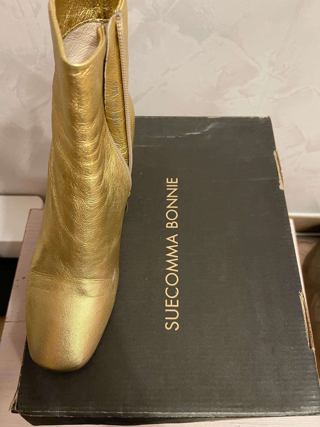 슈콤마보니 골드레더앵클 부츠 375(240) 상품이미지6