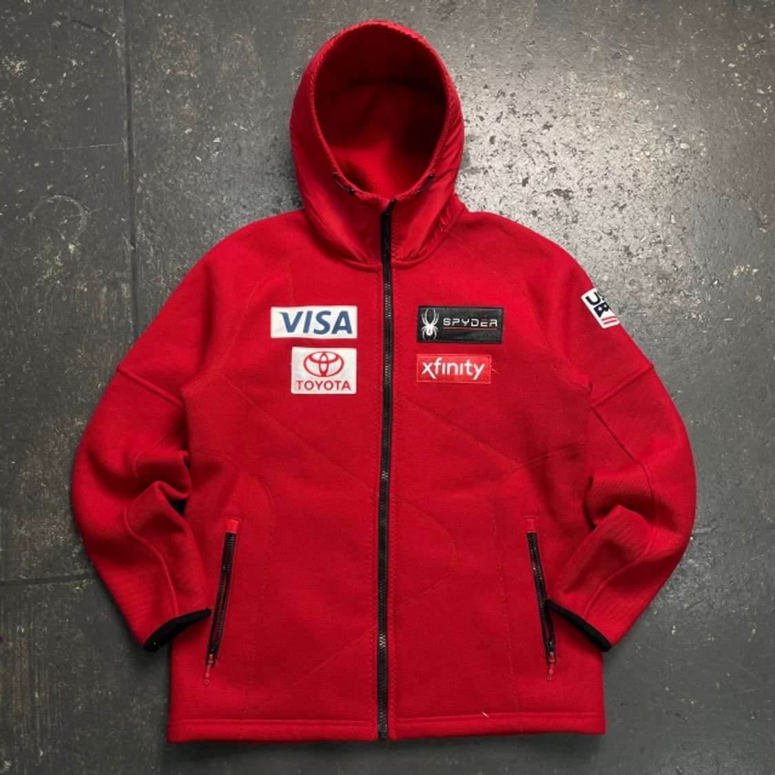 105 스파이더 US스키팀 후리스 자켓  상품이미지1