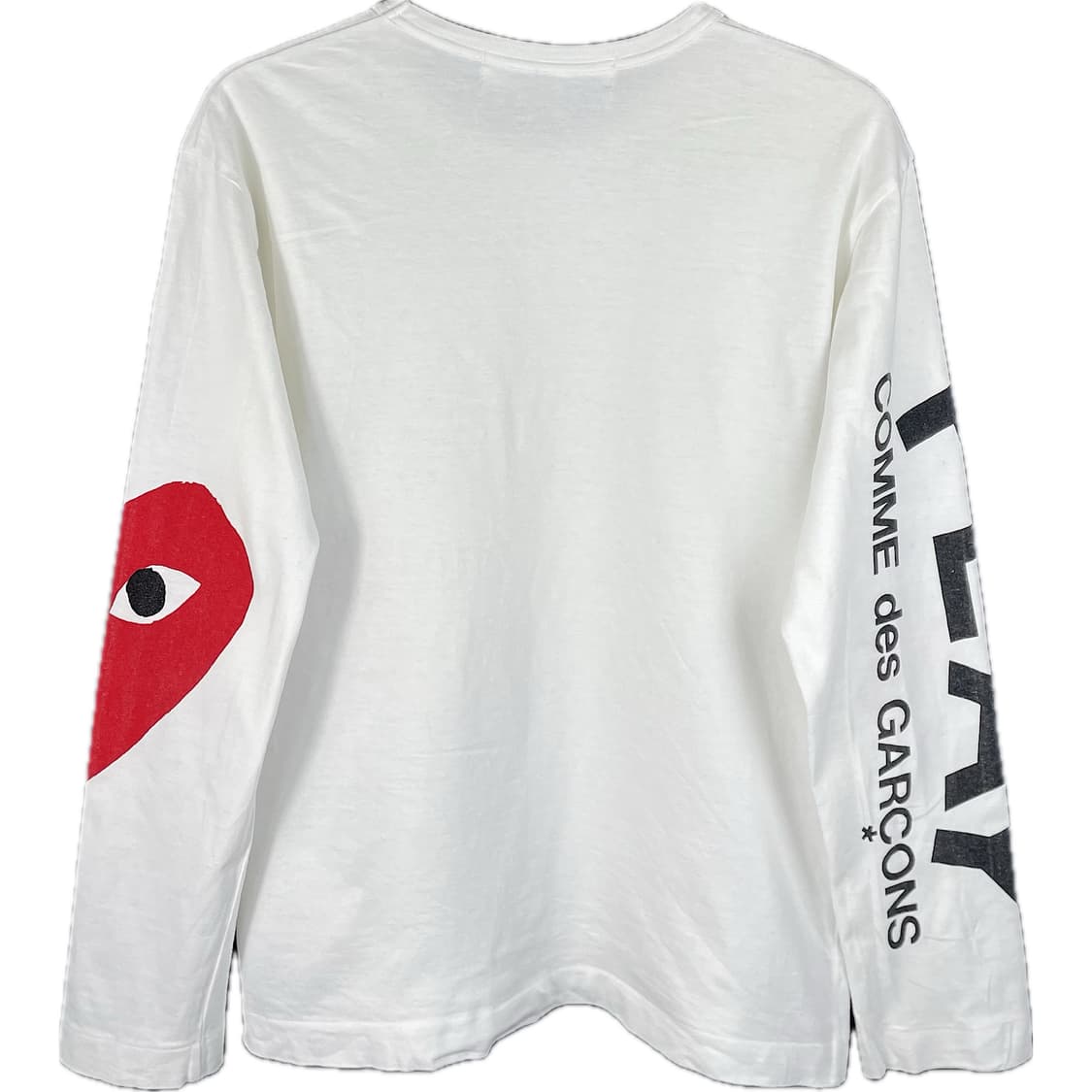 [M] 꼼데가르송 플레이 엠브로이드 긴팔 롱 슬리브 상품이미지2