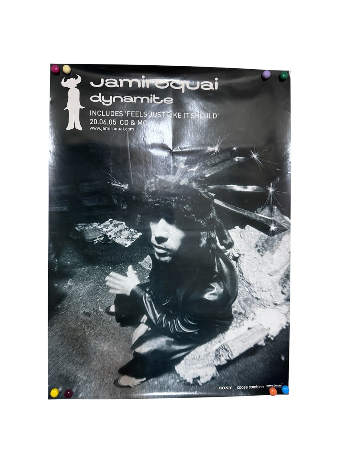 자미로콰이 JAMIROQUAI 6집 DYNAMITE 오리지널 포스터 상품이미지1