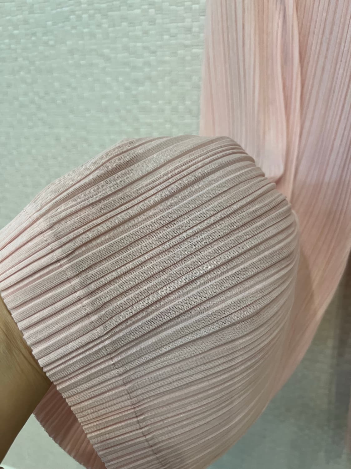 플리츠플리즈 라미 팬츠 라이트 핑크 상품이미지5