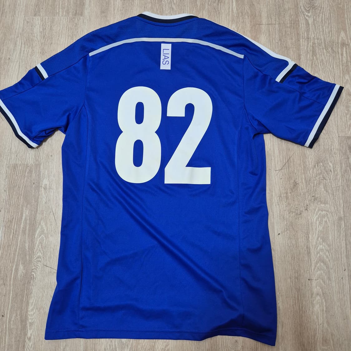 아디다스 삼성SDS 남성 숄더라인 82번 반팔 축구 유니폼 상품이미지6