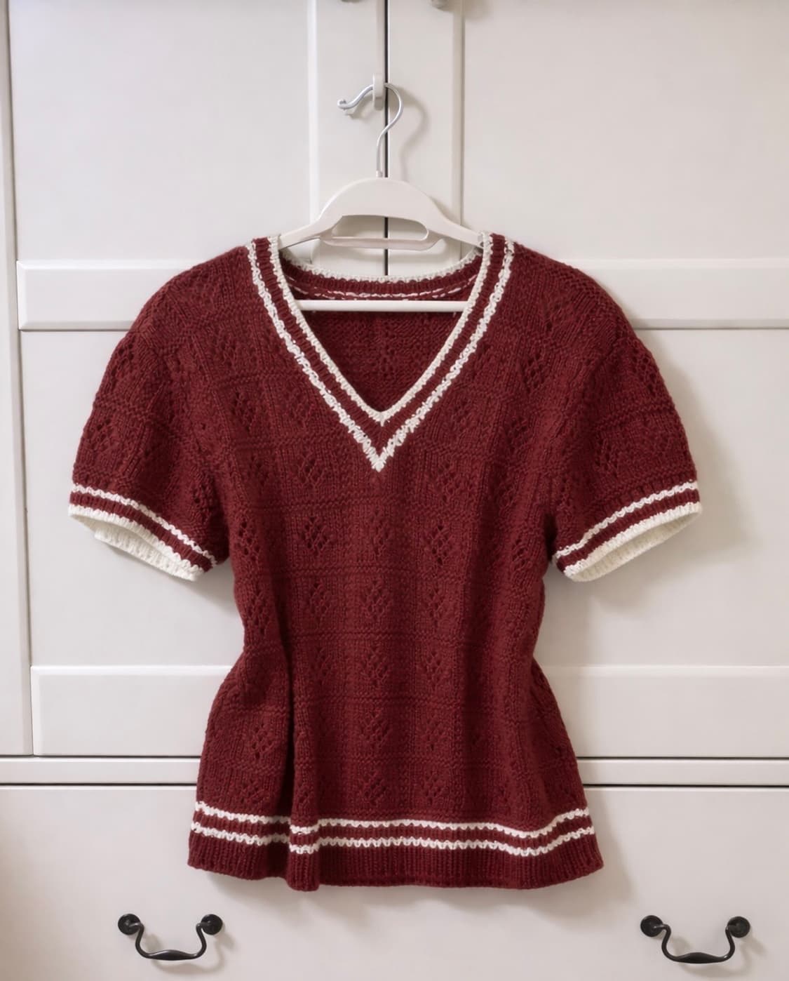 빈티지 모리걸 반팔니트 판매 상품이미지1