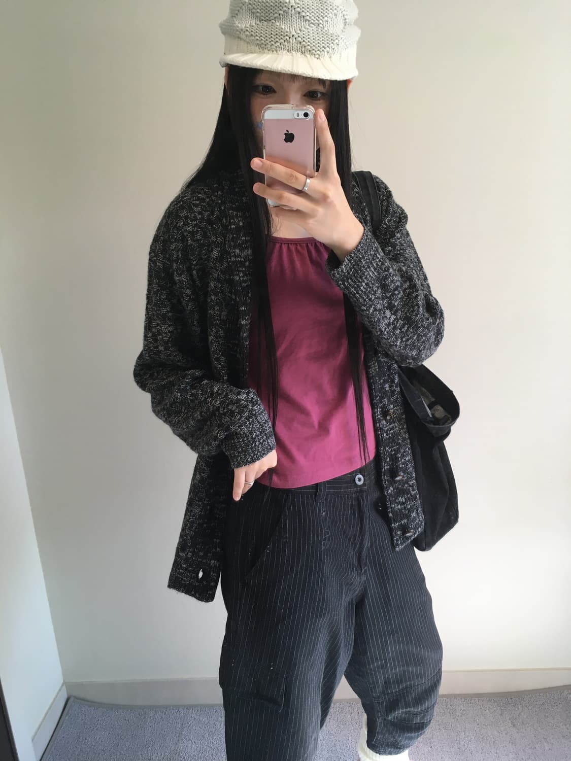 vintage halter neck sleeveless top pink 상품이미지2