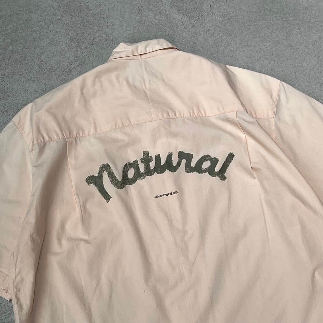 아르마니진스 백프린팅 반팔셔츠 s10330 상품이미지4