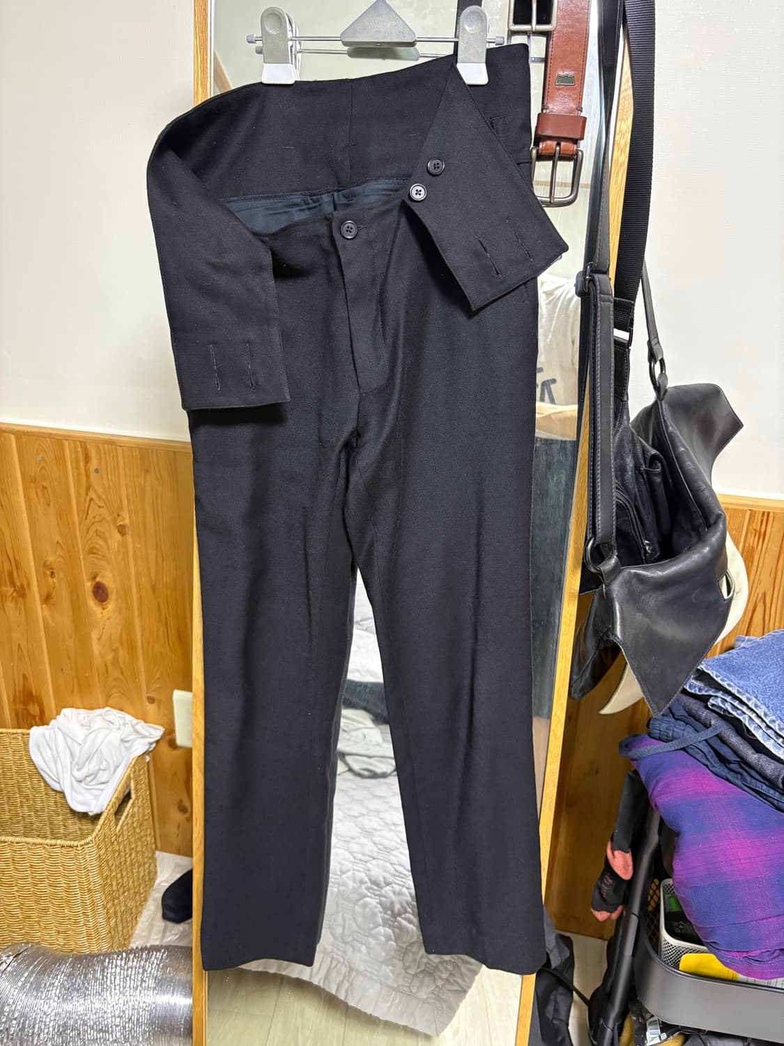 앤드뮐 울 슬랙스 상품이미지3