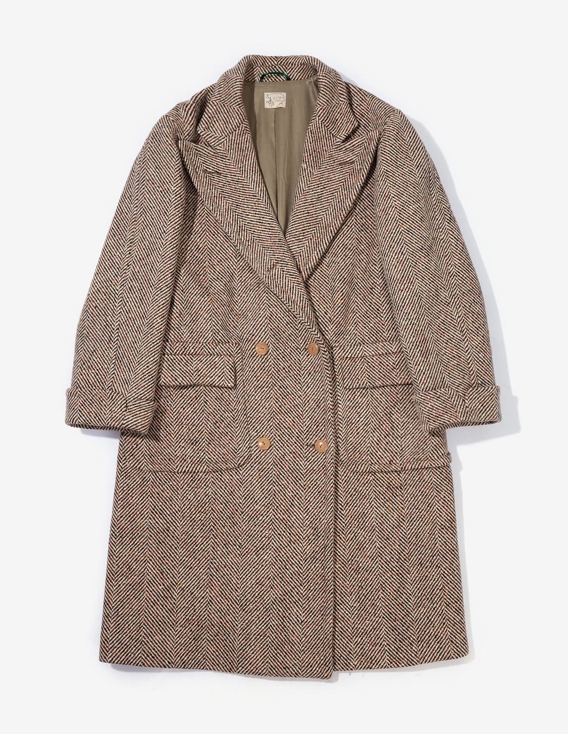 Wythe 헤링본 폴로코트 L사이즈 상품이미지1