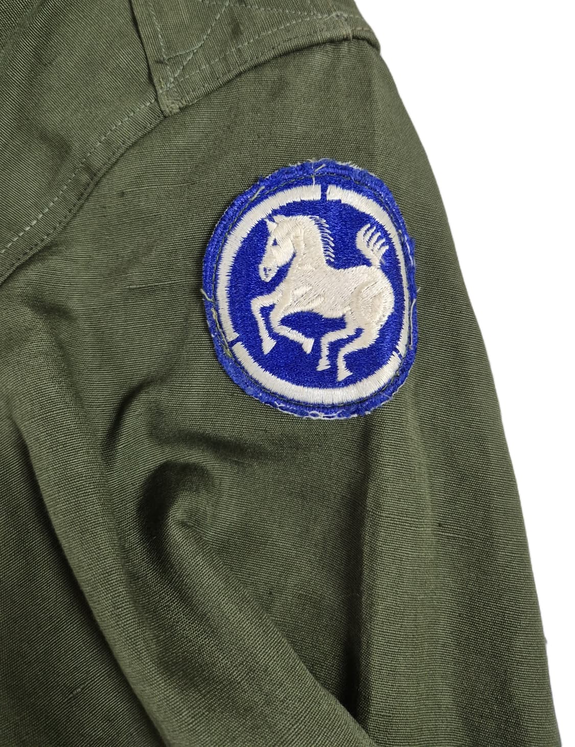 육군 구형 월남전 9사단 공병 소령 민무늬 정글복 전투복 상의 (M) 상품이미지9