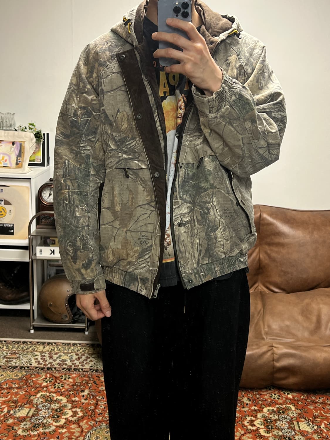 [XL] 리얼트리 트리 카모 후드 집업 상품이미지2