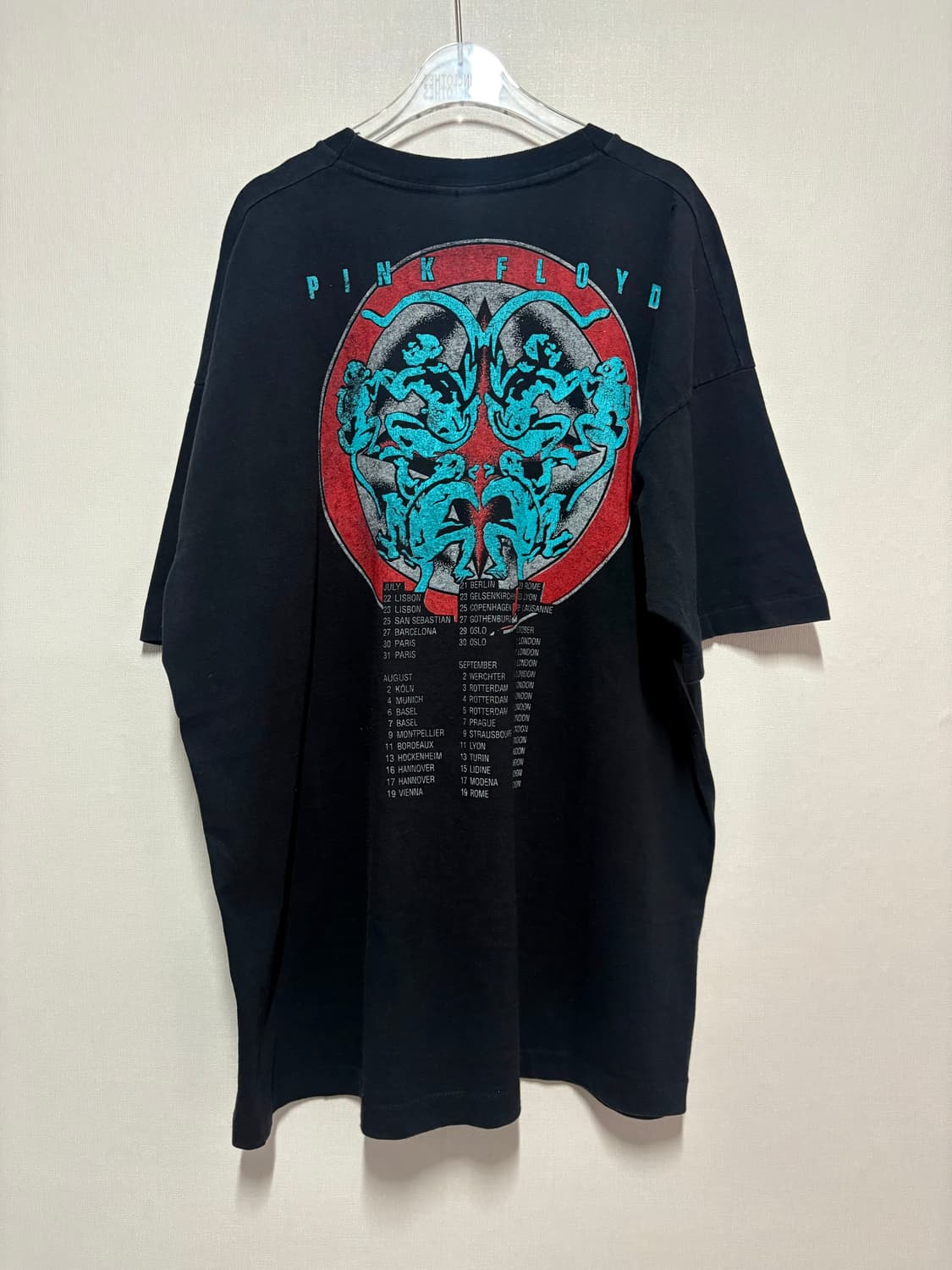 [XXL] 1994 Pink floyd 월드투어 반팔 티셔츠 상품이미지2