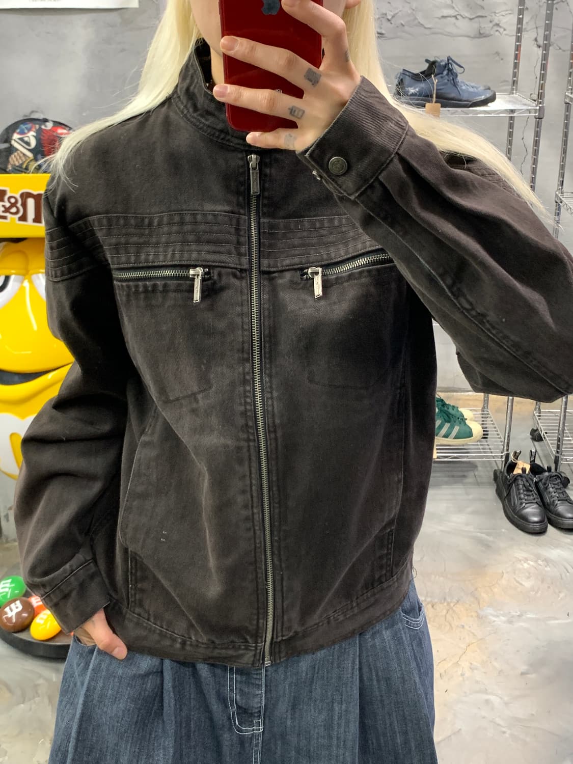 할리데이비슨 데님 바이커 자켓 상품이미지8