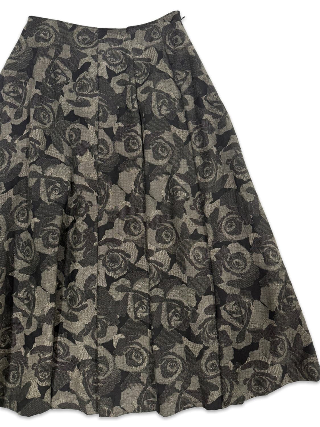 빈티지 Lois crayon 로즈 하프 플리츠 롱 스커트 상품이미지2