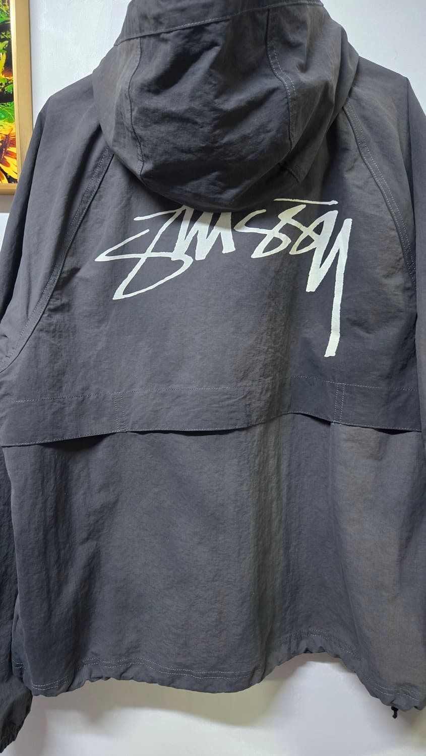 스투시 웨이브 다이 비치 쉘 자켓 블랙(115745) L 상품이미지6