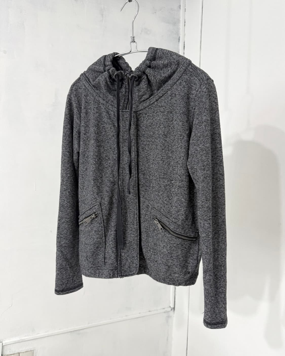 American Eagle Melange Grey Zip-Up 상품이미지1